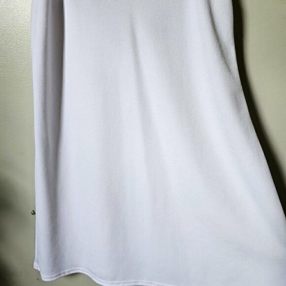 EUC PRETTY LITTLE THING WHITE V NECK TANK SHORT DRESS SIZE 6 US / SMALL - Picture 7 of 14